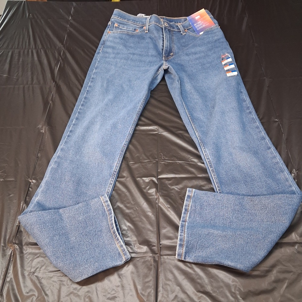 Levi's Jeans Mens 32x34 511 Slim Blue All Seasons Tech Stretch NEW